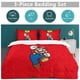 thumbnail image 5 of Super Mario 3-Piece Comforter Set for Bedroom Super Mario Bedding Set for Kids Adults Soft Microfiber Duvet Cover Set with Zipper Closure, 5 of 5