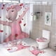 thumbnail image 1 of Juego de Cortina de Ducha Desmarcar Angelina Ballerina 4 Piezas, 1 of 6
