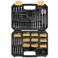 Lernen - Maletín De 99 Puntas De Taladro, Brocas Y Dados