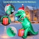 thumbnail image 4 of Dinosaurio inflable navideño FunFanso de 7 pies con luces LED, 4 of 7