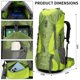 thumbnail image 3 of Mochila de senderismo King'sGuard 70L+5L impermeable para hombre y mujer, 3 of 7