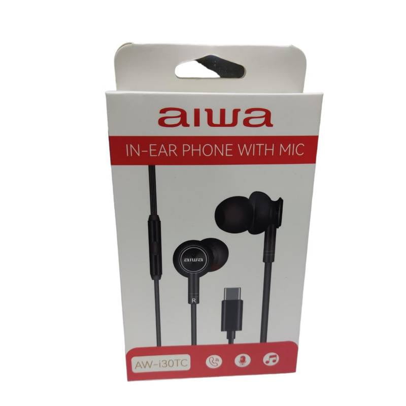 Audífonos Aiwa Aw-i30tc In-ear Tipo C
