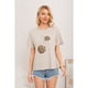 thumbnail image 2 of Polera Mujer Algodon Manga Corta Oversize Aplicacion 2012, 2 of 3