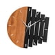 thumbnail image 2 of Reloj De Pared Interior, Práctico Y Resistente, Decoración Del Hogar Para Sala De Estar, Tienda Interior, Marrón Y Negro, 2 of 3