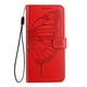 thumbnail image 3 of Funda Cartera Mariposa Para Motorola Edge 60 Fusion Con Soporte Y Ranuras Para Tarjetas Rojo, 3 of 5