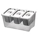 thumbnail image 4 of Carrito Para Condimentos Refrigerados, Compartimentos Extraíbles Para Bares, Tiendas De Té Con Leche, 3 Compartimentos, 4 of 5