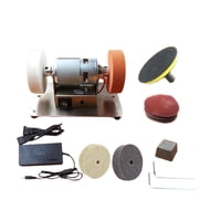 Magideal - Mini Bench Grinder Herramientas De Manejo De Manejo Resistente Benchtop Bench Bench Bench Bench Bolining Hool Para El Hogar Use La Mesa De Encimera Estilo F