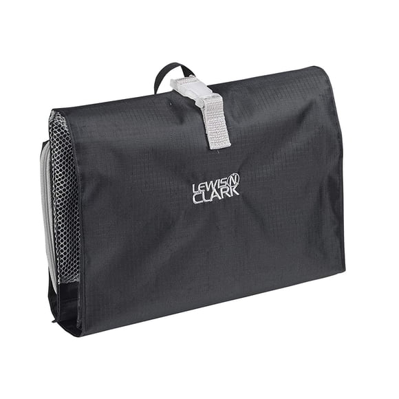 Neceser colgante Lewis N. Clark impermeable de nailon negro