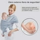 thumbnail image 3 of Fular Portabebés Manos Libres Portabebés Transpirable Portabebés Transpirable Para Recién Nacidos Y Niños Pequeños Portabebés Ajustable Para Mamá Y Papá (gris), 3 of 6