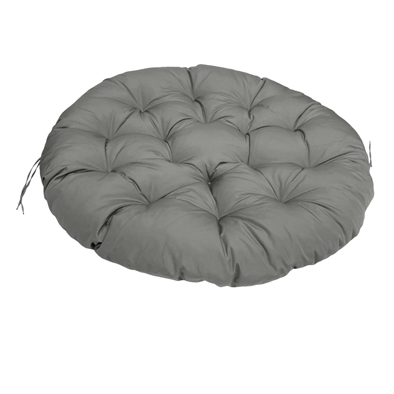 Magideal - Cojín Para Silla De Huevo Colgante Para Patio, Cojín Para Asiento De Columpio, Cojín De Asiento Extraíble Para Exteriores, Para Porche, Salón, Mecedor Gris Oscuro