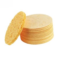 Magideal - Esponjas Faciales De Limpieza, Esponjas Faciales Comprimidas Blancas Que Limpian La Esponja De Lavado De Cara De Algodón De Pulpa De Madera Esponjas , 10 Uds.