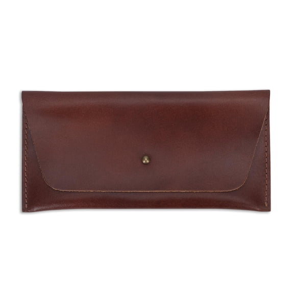 Monedero CestAntiQ 19x9x0.5 cm Cuero Color Vino