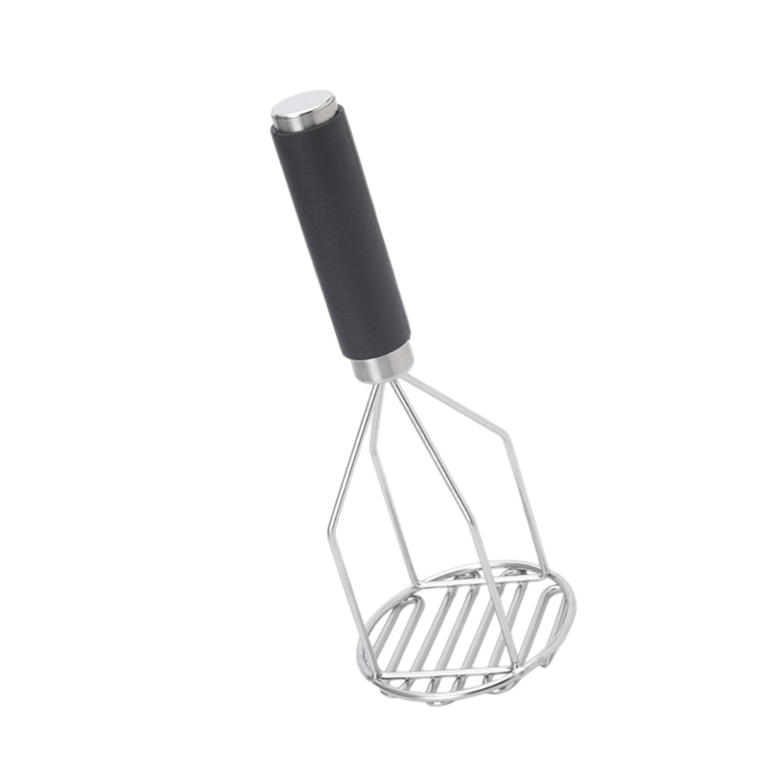 Magideal - Machacador De Papas De Acero Inoxidable, Machacador De Guisantes Multifuncional, Herramienta De Cocina, Machacador De Papas, Machacador De Alambre De Redondo