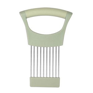 Magideal - Soporte De Cebolla Para Rebanar Rebanador De Limón Picador Portátil Agarre Cómodo Portacuchillas De Cebolla Tenedor De Cebolla Para Fruta Carne Queso Verde