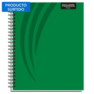 Cuaderno Universitario Croquis Liso 100 Hojas, Color Surtido 1 Un 1 Un Proarte