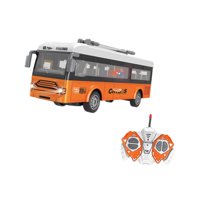 Bothyi - Coche Rc 1/30, Vehículos De Control Remoto, Puerta Abierta Clásica, Modelo De Autobús Urbano, Autobús Urbano Naranja