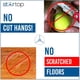 thumbnail image 4 of Pelota de tenis Walker Glides STARTOP Deluxe con diseño de tigre precortado, 4 of 8