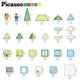 thumbnail image 2 of Set de juego 3 en 1 de Building Blocks PicassoTiles Magnet Tiles PTQ1245, 2 of 7