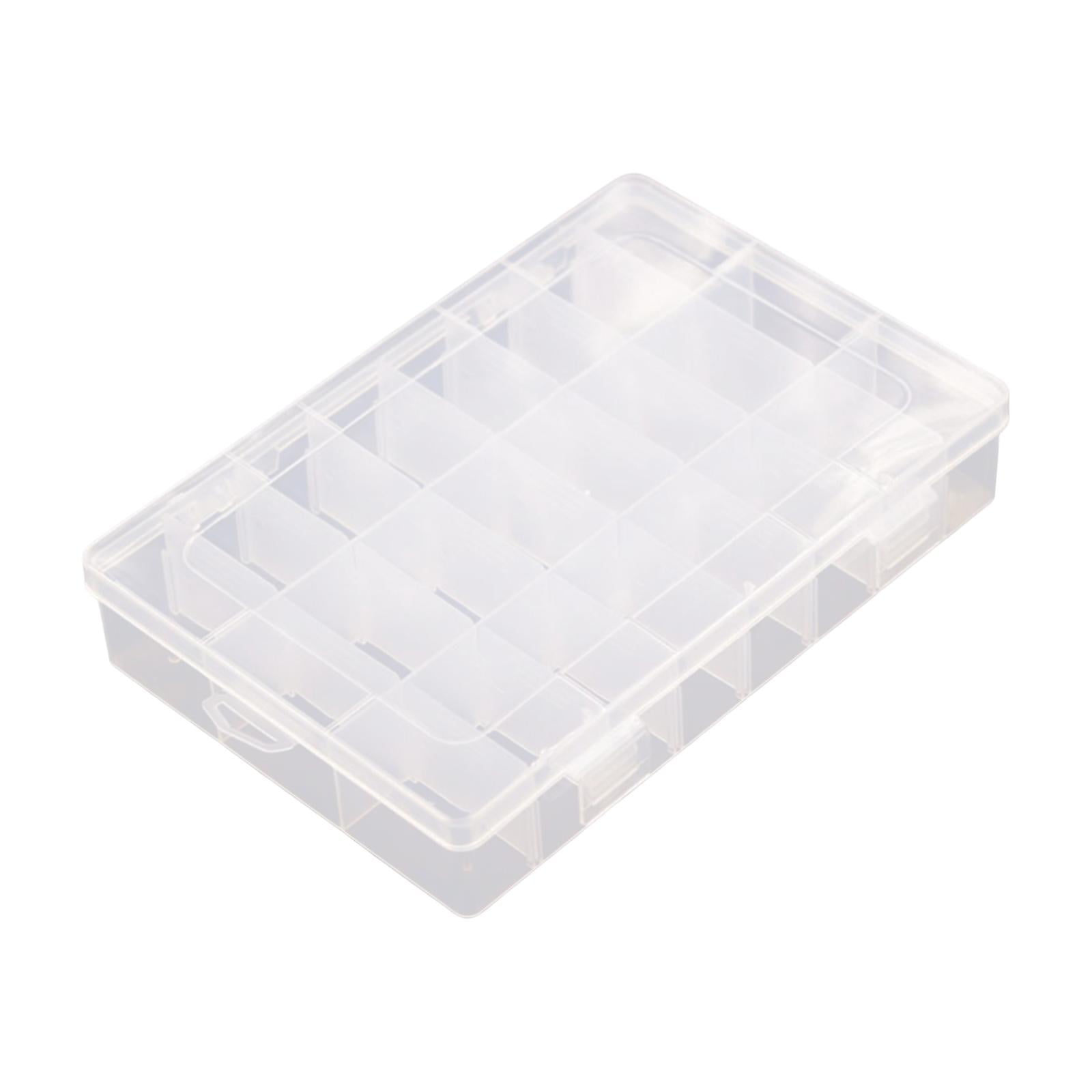 Magideal - Caja De Almacenamiento De Hilo De Coser, Soporte Para Hilo De Coser, Bolsa De Transporte, Compartimentos, Organizador, Equipo De Pesca Portátil, Caja , 24 Celdas