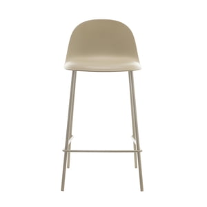 Escandinavia - Piso Taburete Silla Alta Bar Cocina Eira 65 Cm Beige