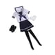 thumbnail image 3 of Traje De Uniforme De Colegiala A Escala 1:6 Para Cuerpo De Figuras De Acción Femeninas De 12 Pulgadas, Azul Oscuro, 3 of 3