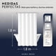 thumbnail image 4 of Cortina De Baño Impermeable Tela Ducha +12 Gancho Premium Casa Nerola Blanco, 4 of 10