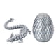 thumbnail image 1 of Figura De Dragón Decorativa, Dragones Impresos En 3D Para Amantes De Los Dragones, Niños Y Adultos, Argent, 1 of 3