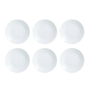 Set 6 Platillo Desayuno 16Cm Opal Luminarc Porcelana Blanca