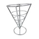 thumbnail image 2 of Soporte Reutilizable Para Papas Fritas, Pollo Y Papas Fritas, Ideal Para Picnic, Cocina, Cafetería, Color Plata, 2 of 5