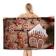 thumbnail image 1 of Hombre de Jengibre Toalla de playa de secado rápido con diseño temático, regalo para mujeres y niñas, ideal para cumpleaños, fans, amantes de la música, uso en la playa o al aire libre, 78 × 160 cm, 1 of 6