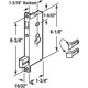 thumbnail image 5 of Cerradura PRIME-LINE Juego de Palanca Negro 17 cm con Cilindro con Llave, 5 of 6