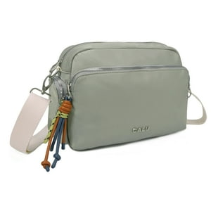Calu Bags - Cartera Bandolera Louisa Microfibra Dusty Verde Calu