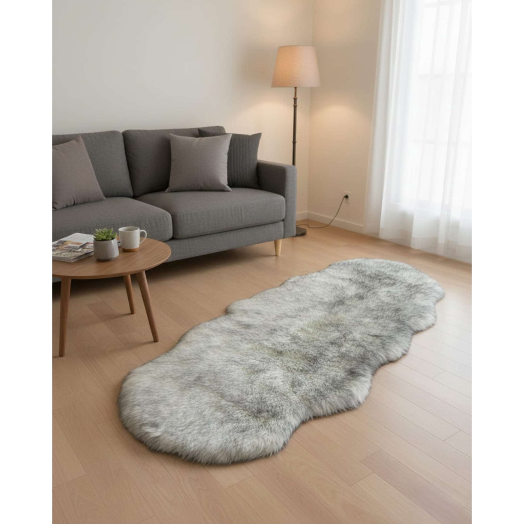 Mylhogar - Alfombra De Pelo De Oveja Sintetico Ultra Suave