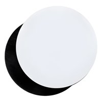 Genérico - Pack 30 Imanes Redondos Sublimación 9.5 Cm Blanco