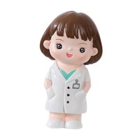 Bothyi - Doctor Estatua Coleccionable Lindo Cake Topper Para Festival Cumpleaños Sala De Estar Mujer