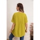 thumbnail image 3 of Blusa Mujer Manga Corta Algodón Botones Bolsillos 037, 3 of 3