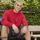 thumbnail image 3 of Sudadera Hanes Ecosmart para hombre, color ceniza, talla XL, 3 of 7