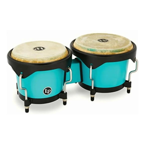 Latin Percussion Discovery Series Bongo de 6-1/4 y 7 1/4 Color Espuma Marina