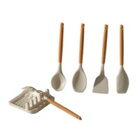 Magideal - Juego De Utensilios De Cocina Para Casa De Muñecas De 6 Piezas 1/6, Accesorios De Cocina, Montaje De Decoración De Cocina De Bricolaje, Suministros Mi Blanco