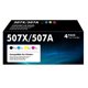 thumbnail image 1 of Cartucho de tóner VICTONER 507X (paquete de 4) HP CE400X, 1 of 8
