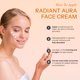 thumbnail image 4 of Crema Hidratante Facial Radiant Aura con Vitaminas C y E 2x50 ml, 4 of 6