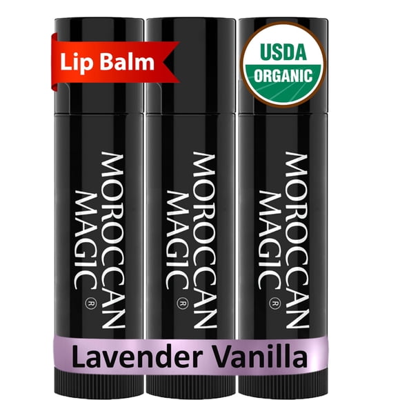 Bálsamo Labial Moroccan Magic Lavanda y Vainilla - Pack de 3