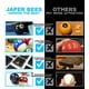 thumbnail image 4 of Set de Bolas de Billar JAPER BEES 16 piezas Resina Tamaño 2.25", 4 of 6