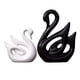 thumbnail image 3 of Parejas De Cisnes De Cerámica En Estatuas De Cisnes En Blanco Y Negro Para Decoración De Mesa De Centro, 3 of 5