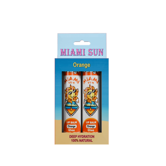 Set Bálsamo Labial Miami Sun Antiedad Naranja