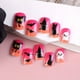 thumbnail image 1 of 24pcs Glossy Short Square Fake Nails, Pink Gradient Press On Nails With Cartoon Ghost Cat Design, Cute False Nails For Women Girls Halloween Nail Decor, 1 of 2
