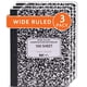 thumbnail image 1 of Cuaderno Marble Con Tapa Dura 3 Unidades 25 X 19 Cm Rayado Ancho, 1 of 8