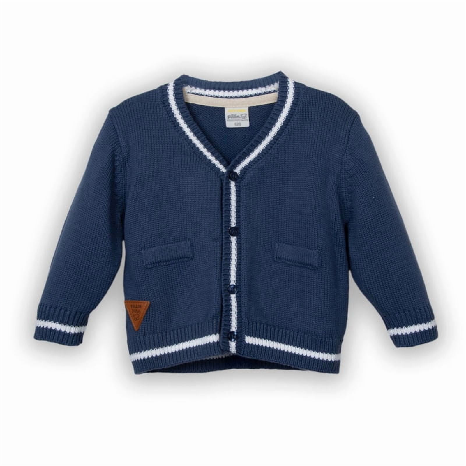 Chaleco Bebe Niño Azul Marino Pillin