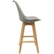 thumbnail image 3 of Set De 2 Pisos De Bar Tulip Gris Madera, 3 of 5