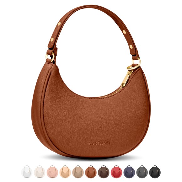 Bolso Vantamo Crescent de Cuero PU con Protección RFID